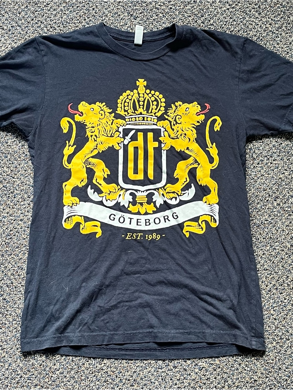 Dark Tranquillity T-Shirt Size Medium Black Gothenburg World Tour 2013-2015